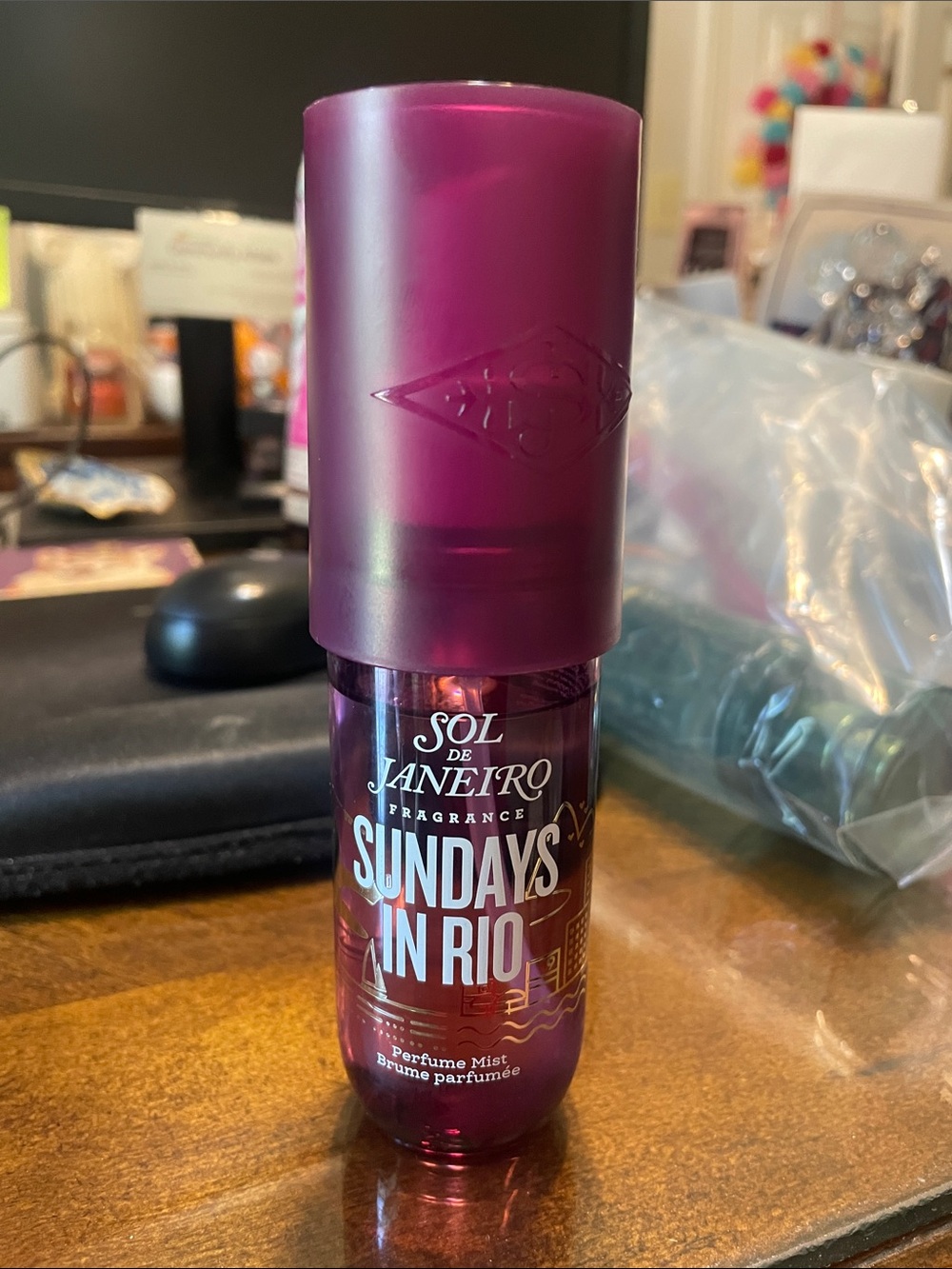 Sol de Janeiro Sundays in Rio Fragrance Mist - Magenta Bottle